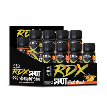 CHORE CHAMPS RDX SHOT Pre-Workout Shot (12 x 60 ml Box)