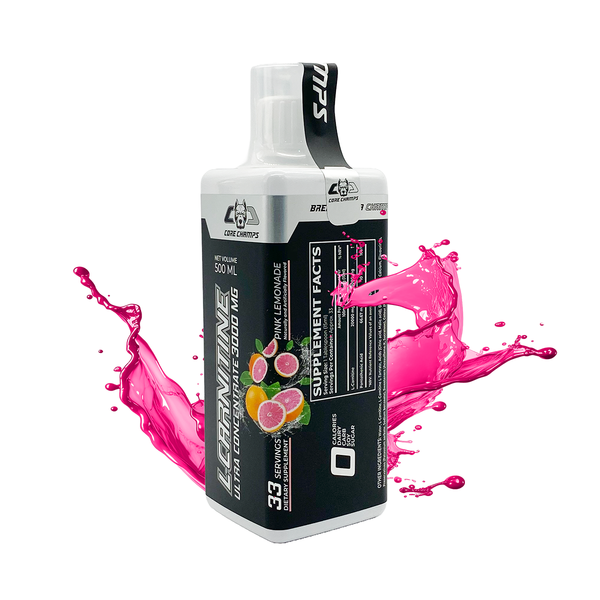 Core Champs L-Carnitine 3000mg - Use Fat As An Energy Source CORE CHAMPS KFT Core Champs L-Carnitine 3000mg - Use Fat As An Energy Source CORE CHAMPS KFT